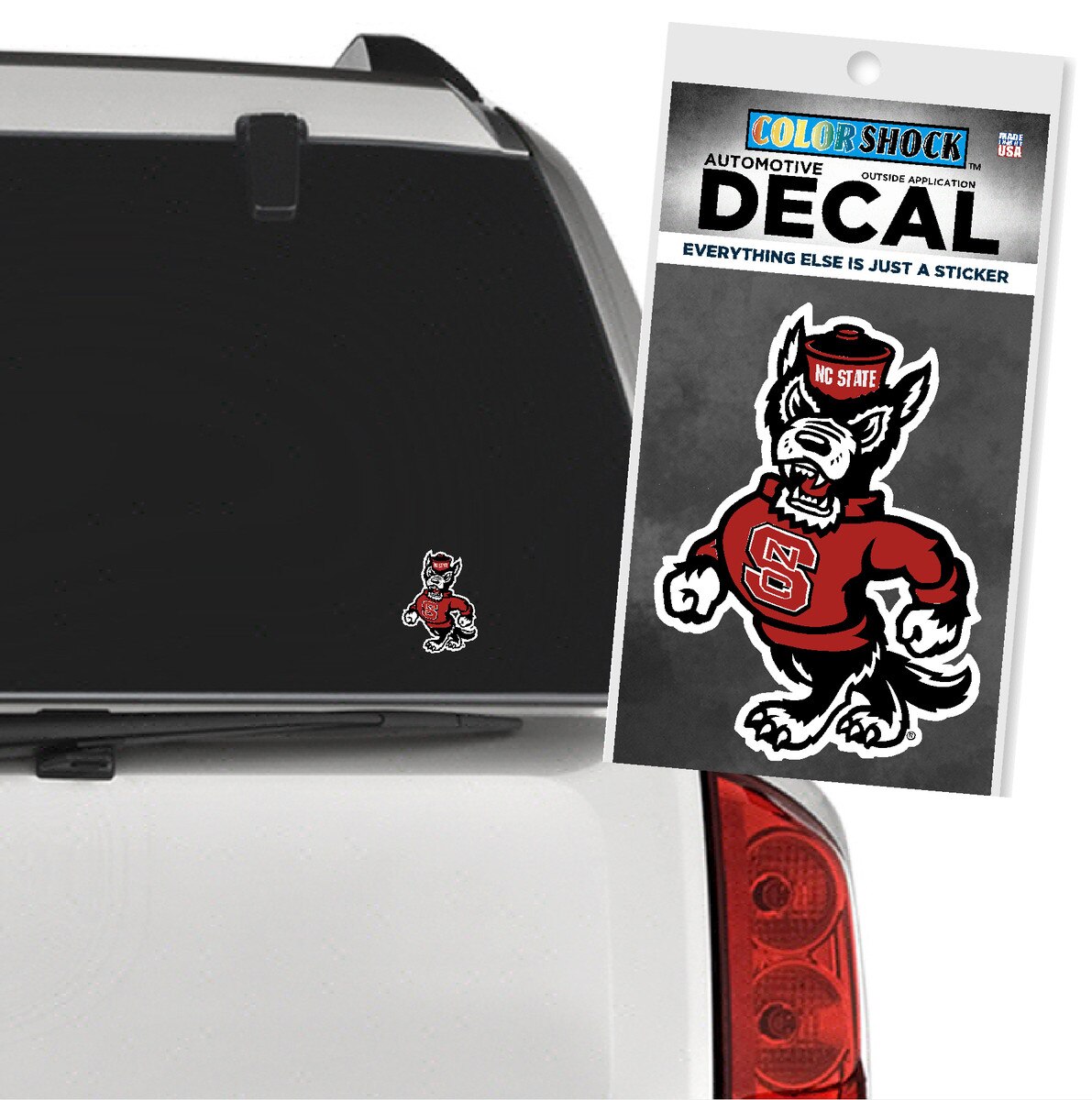 Decal - Mini Strutting Wolf